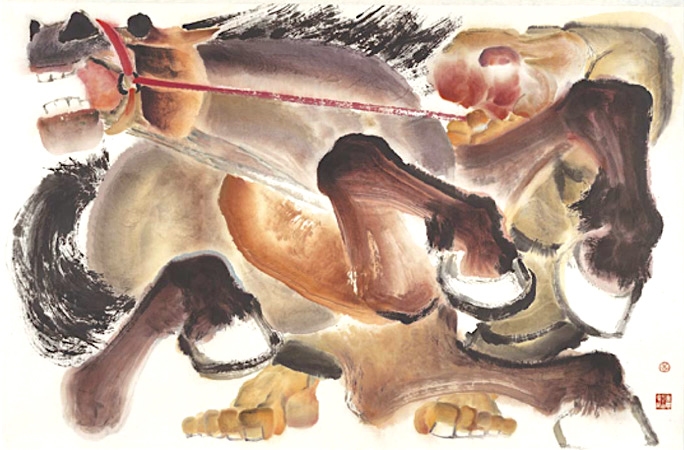 Shanqing Zeng, 2003, Man and Horse 
